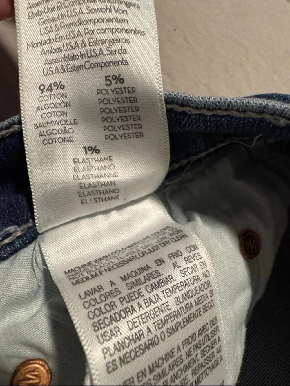 Mother Blue Jeans The Weekender Fray Bootcut-Size 29-Good Stretch - Picture 9 of 10